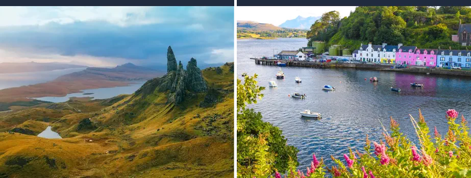 Los Mejores Puertos de las Islas Británicas - Isla de Skye en Escocia