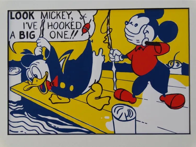 Mira Mickey - Look Mickey - Roy Lichtenstein