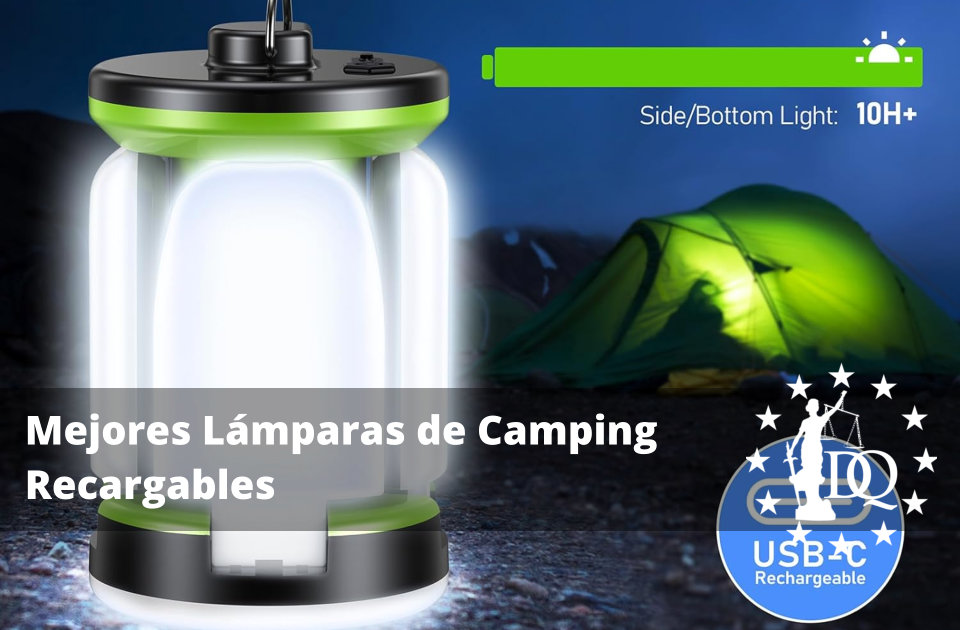 Mejores Lámparas de Camping Recargables